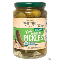 Woodstock Organic Kosher Dill Pickles 710ml