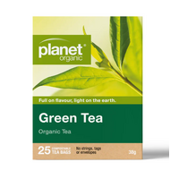 Planet Organic Green Tea 25 bags