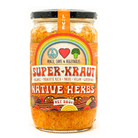 Peace Love & Vegetables Superkraut Native Herbs 580g