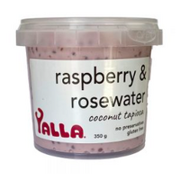 Yalla Raspberry & Rosewater Coconut Tapioca 150g