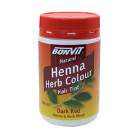 Bonvit Henna Hair Tint Dark Red 100g 