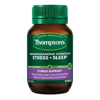 Thompson's Ashwagandha Stress + Sleep 60 Tablets