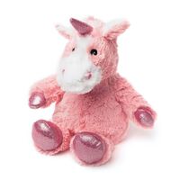 Cozy Plush Sparkly Unicorn Heat Toy