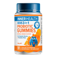 Inner Health Kids 3 in 1 Probiotic 50 Gummies 