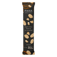 Pana Organic Snack Bar Dark Choc Peanut & Caramel 40g