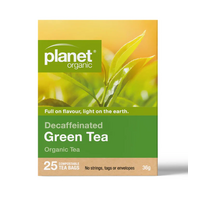 Planet Organic Decaffeinated Green Tea 25 Bags