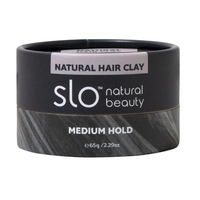 Slo Natural Beauty Medium Hold Hair Clay 65g