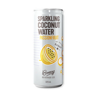 Bonsoy Sparkling Coconut Water Passionfruit 320ml