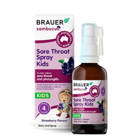 Brauer Sambucus Sore Throat Kids Spray 50ml 