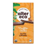 Alter Eco Salted Caramel Truffle Thins 84g