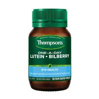 Thompson's One-A-Day Lutein + Bilberry 30 Tablets