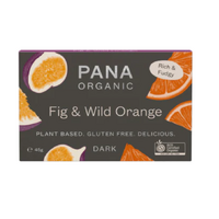 Pana Organic Fig & Wild Orange Dark Chocolate 45g