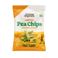 Ceres Organics Pea Chips Cheddar Cheese 100g