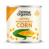 Ceres Organics Whole Kernel Corn 340g