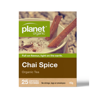 Planet Organic Chai Spice Tea 25 bags