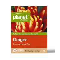 Planet Organic Ginger Tea 25 bags