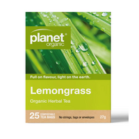 Planet Organic Lemongrass Tea 25 bags