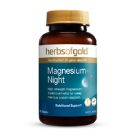 Herbs Of Gold Magnesium Night 60 Tablets