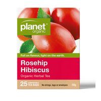 Planet Organic Rosehip Hibiscus Tea 25 bags