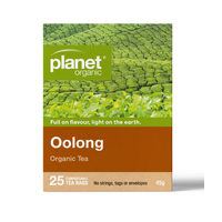 Planet Organic Oolong Tea 25 bags