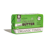 Organic Times Unsalted Butter 250g