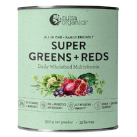 Nutra Organics Supergreens + Reds 300g