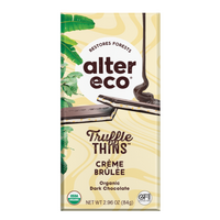 Alter Eco Creme Brulee Truffle Thins 84g